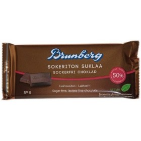Brunberg, Sugar-free Chocolate 50% 50g