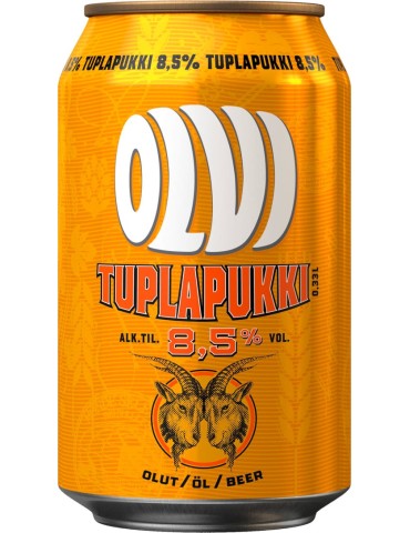 Beer, Finnish, Olvi Dobbelbock 8,5% 0,33l
