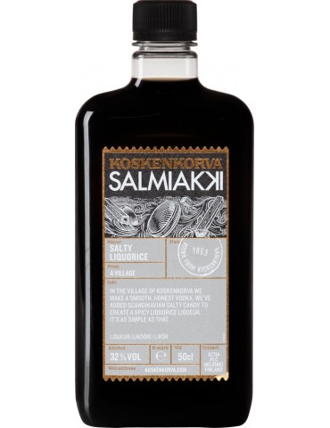 Koskenkorva, Salmiakki, Licorice Liqueur 32% 0,5l