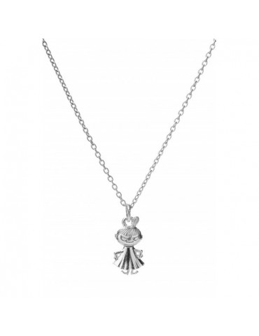 Saurum, Moomin, Little My, Silver Pendant with Silver Chain, large
