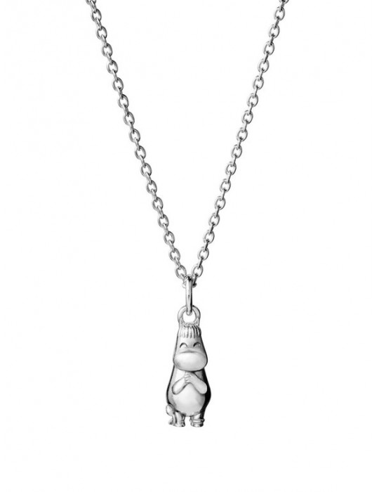 Saurum, Moomin, Snorkmaiden, Silver Pendant with Silver Chain