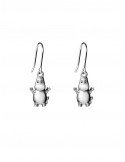 Saurum, Moomin, Silver, Moomintroll Earrings