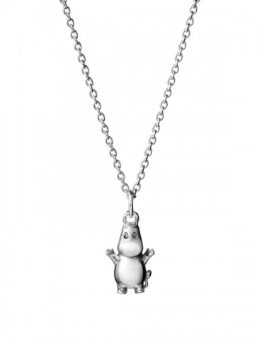 Saurum, Moomin, Moomintroll SIlver Pendant with Silver Chain