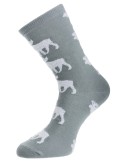 Robin Ruth, Socken, Big Elk, 36-42 grau-weiß