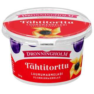 Dronningholm, Tähtitorttu Luumumarmeladi, Pflaumenmarmelade 300g
