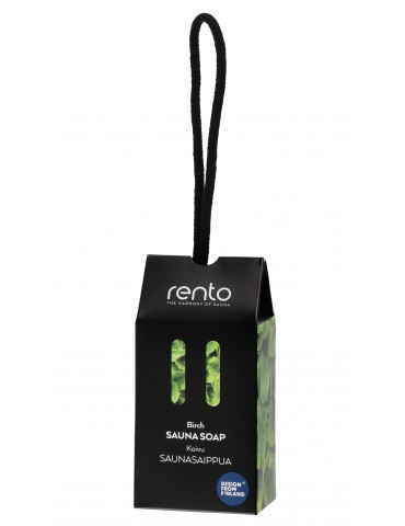 Rento, Birch Soap with Rope 180g