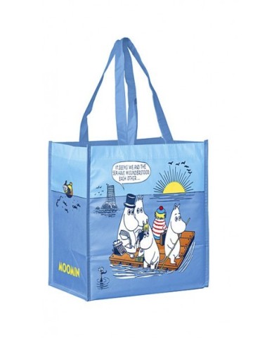 Moomin, OurSea, Shopping Bag, blue