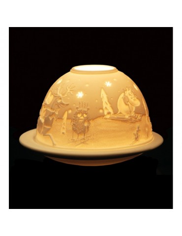 Starlight, Moomin, Ceramic Tealight Lantern, Moomins on Winter -COMES SOON