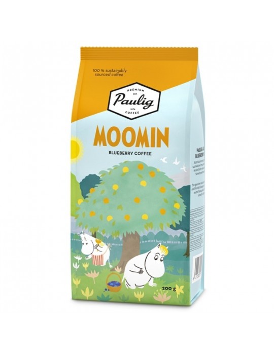 Paulig, Moomin, Gemahlener Filterkaffee mit Balubeergeschmack 200g