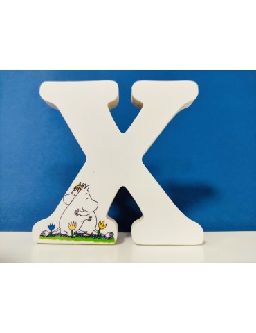 Isoisän Puulelut, Moomin, Wooden Letter 10cm - X