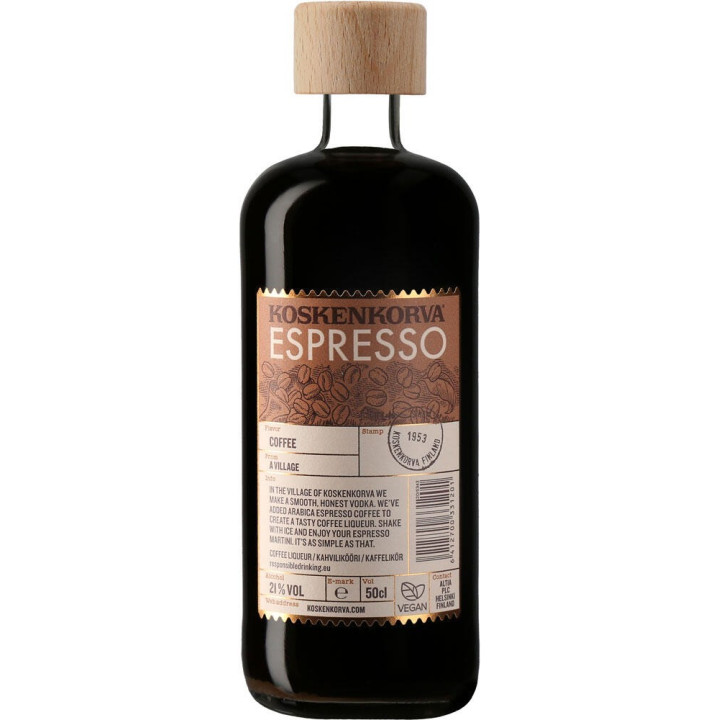 Koskenkorva, Espresso, Coffee Liqueur 21% 0,5l