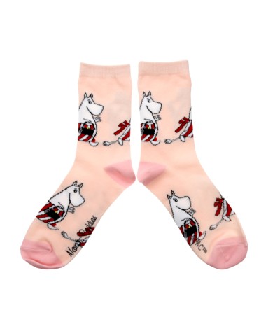 Nordic Buddies, Moomin, Socks for Women, Moominmamma on the Way, 36-42 pink