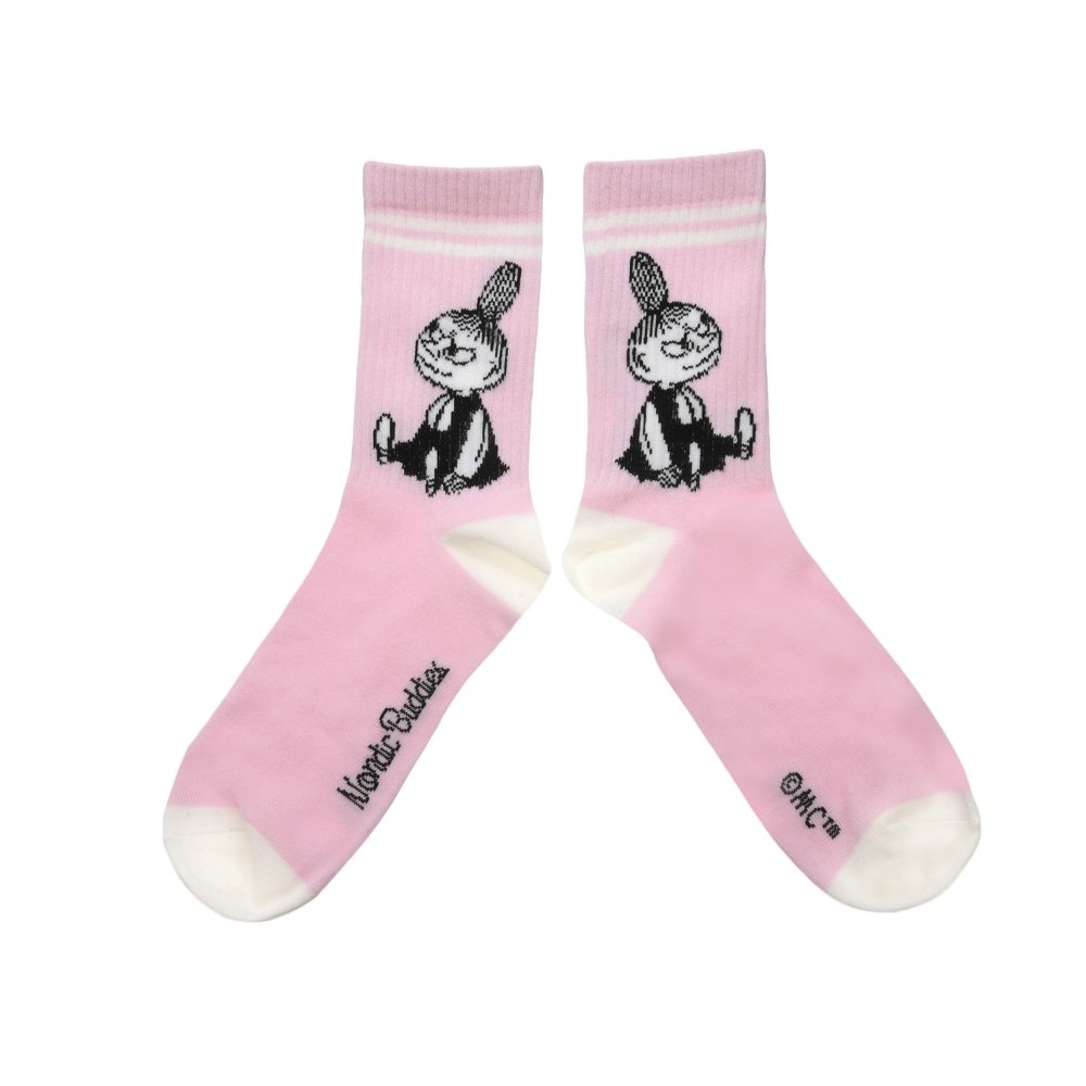 Nordic Buddies, Moomin, Tennis Socks for Women, Little My, 36-42 pink