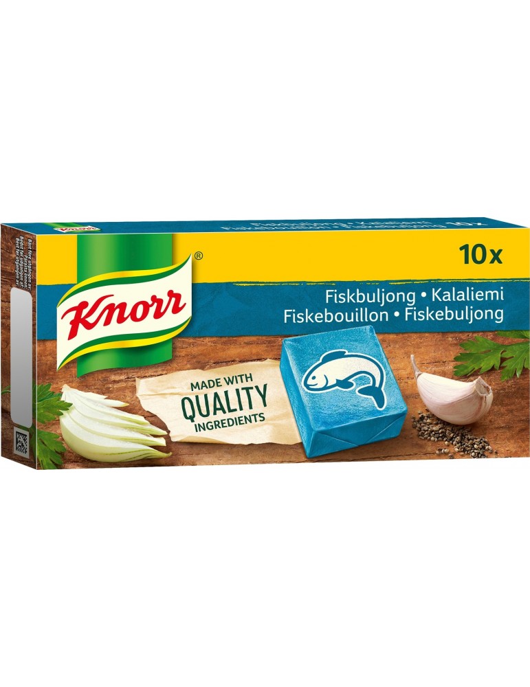 Knorr, Kalaliemikuutio, Fischbrühe-Würfel (10x10g) 100g