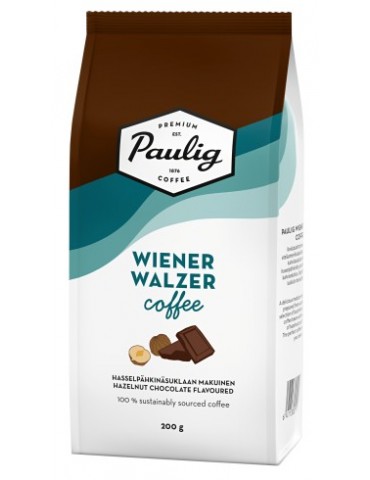 Paulig, Premium Wienerwalzer Coffee, Gemahlener Filterkaffee mit Haselnuss-, Schokoladen- und Vanillegeschmack 200g