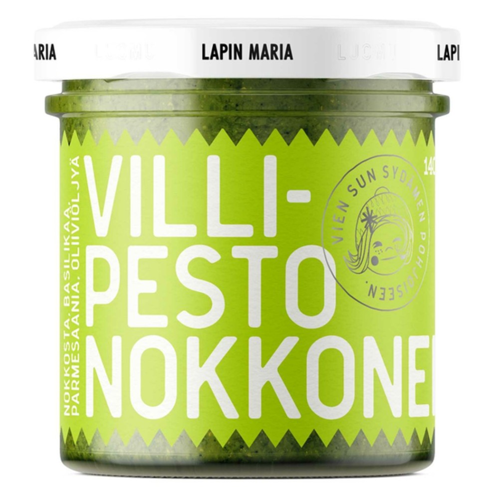 Lapin Maria, Villipesto nokkonen, Organic Wild Pesto Nettle 140g