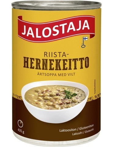 Jalostaja, Riistahernekeitto, Pea Soup with Game Meat, Canned Food 435g