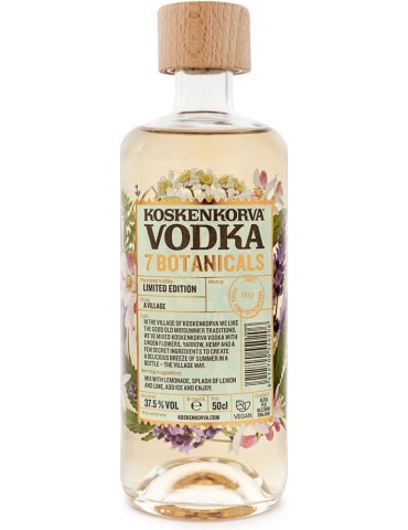 Koskenkorva, 7 Botanicals Vodka 2021 37,5% 0,5l - LIMITIERTE AUFLAGE - KOMMT BALD