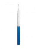Havi, Antiikkikynttilä, Taper Candle, blue-white (2Pcs) 27,5cm