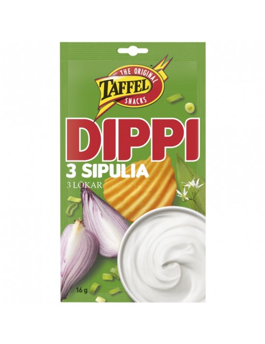 Taffel, Dippi 3 Sipulia, Dipmix Powder 3 Onions 16g