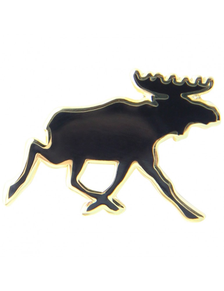 Elk, Pin, black-gold