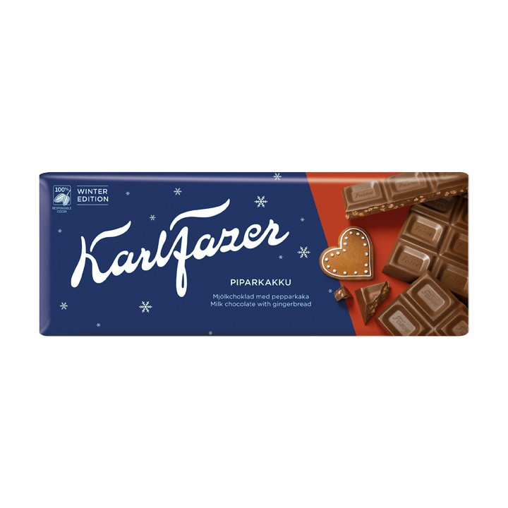 Fazer, Milk Chocolate with Gingerbread, Plate 200g